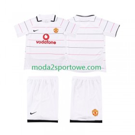 Koszulka Manchester United 2003 2006 Retro Dziecięcy Trzeci Stroje Piłkarskie Krótki Rękaw